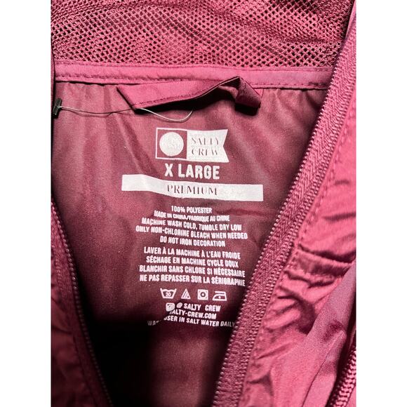 Salty Crew S-Hook Wind Breaker Red /Blue Mens size XL
Summer / hiking / outdoors - Picture 4 of 11